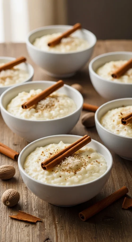 Eggnog Rice Pudding