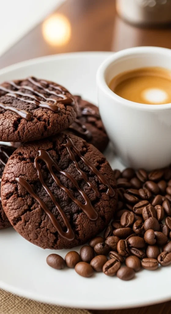 Espresso Gingerbread Cookies