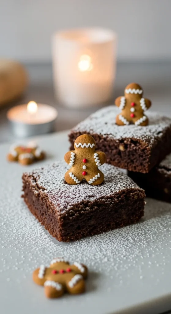 Gingerbread Brownies