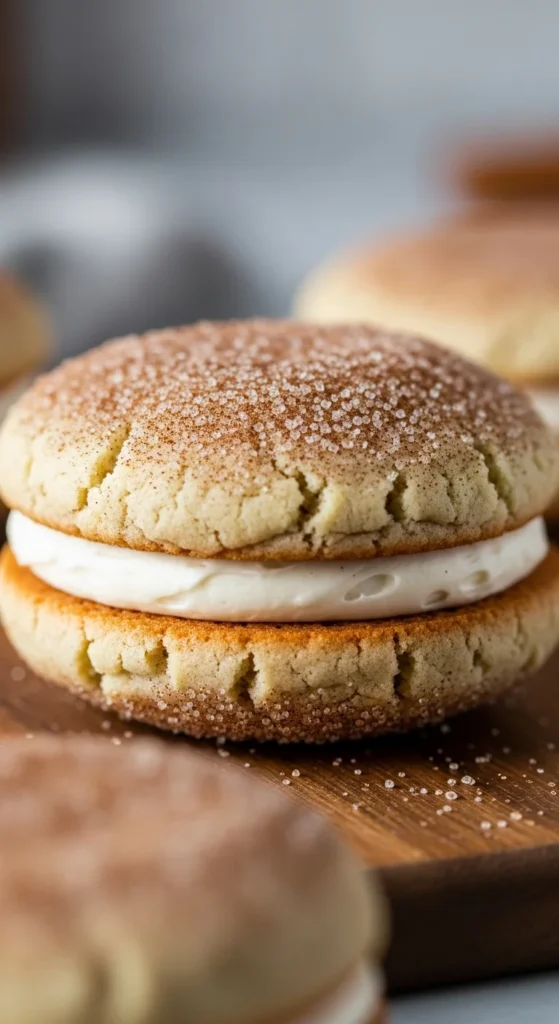 Gingerbread Sandwiches with Cream Cheese Filling
