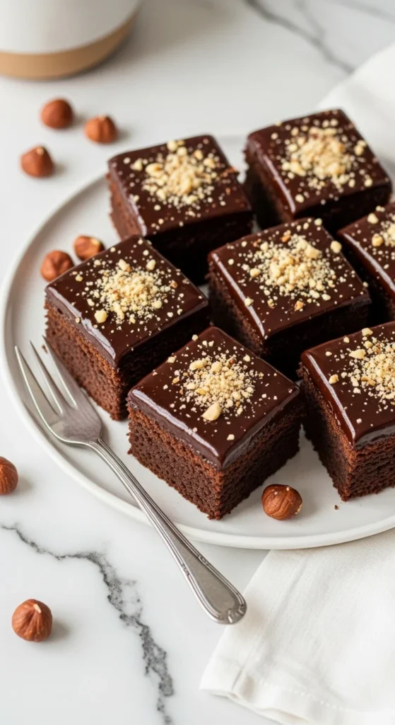 Hazelnut Crunch Brownies