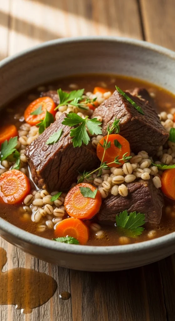 Hearty Beef and Barley Soup