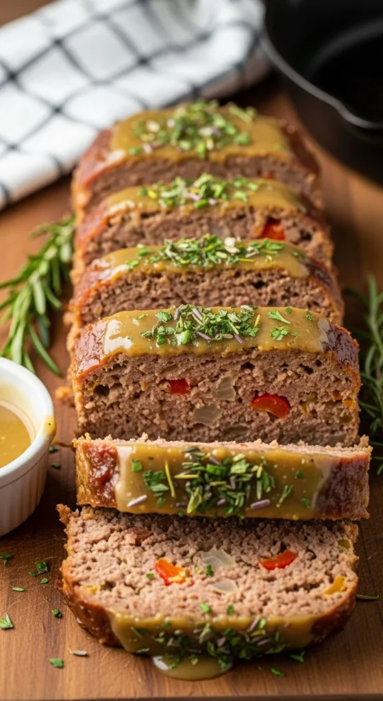 Holiday Dijon and Herb Meatloaf