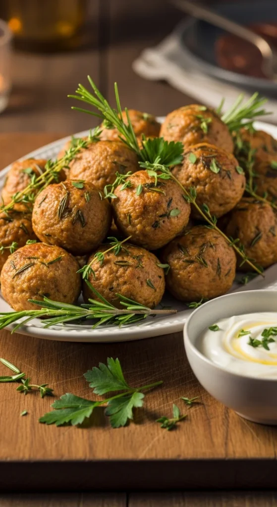 Holiday Herb Meatballs