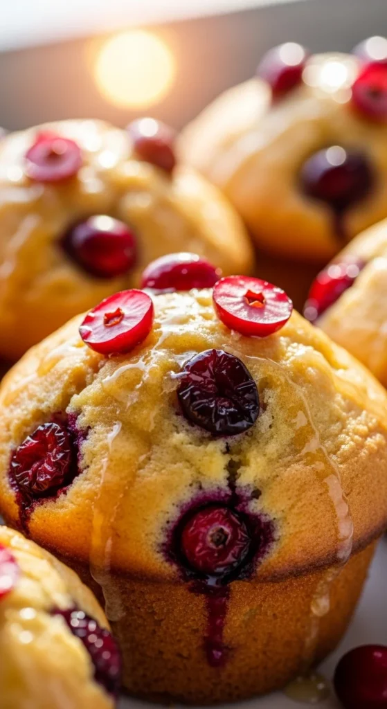 Honey Cranberry Muffins