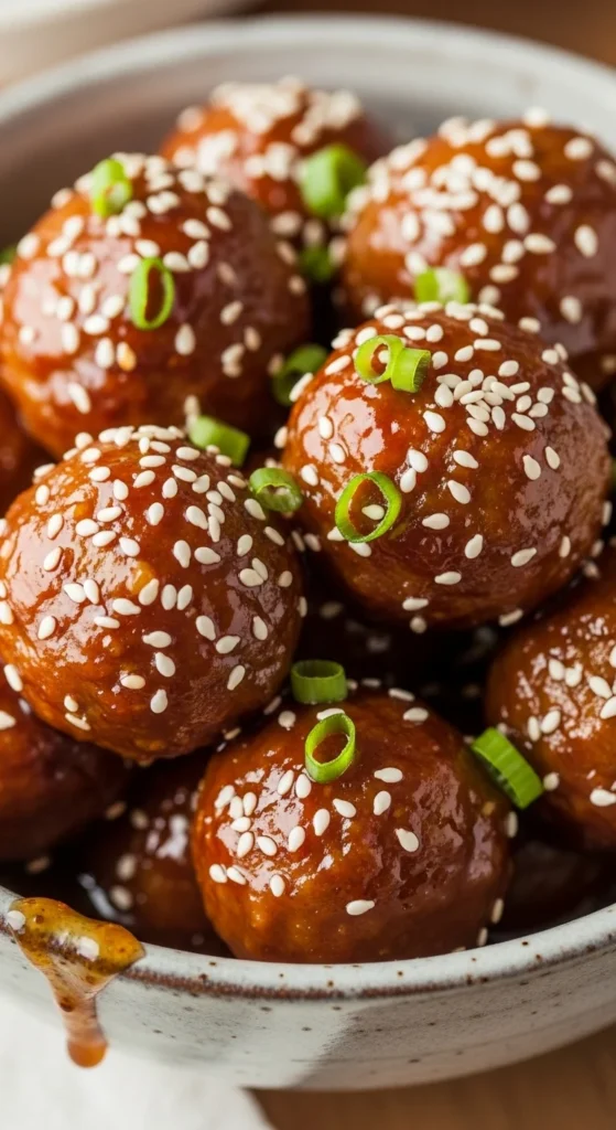 Honey Garlic Meatballs