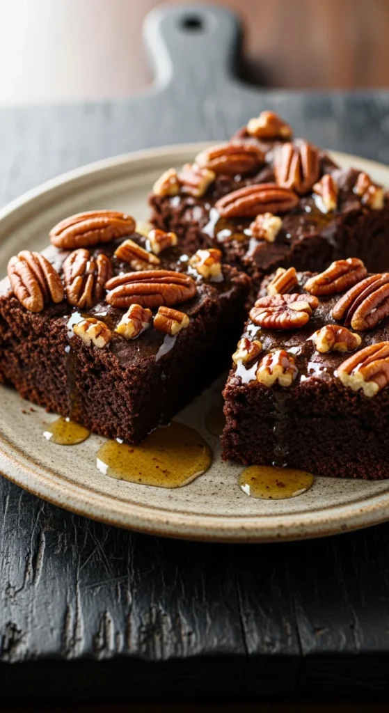 Maple Pecan Brownies