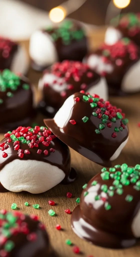 Marshmallow Chocolate Drops