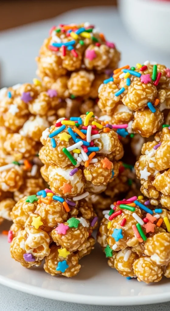 Marshmallow Popcorn Clusters