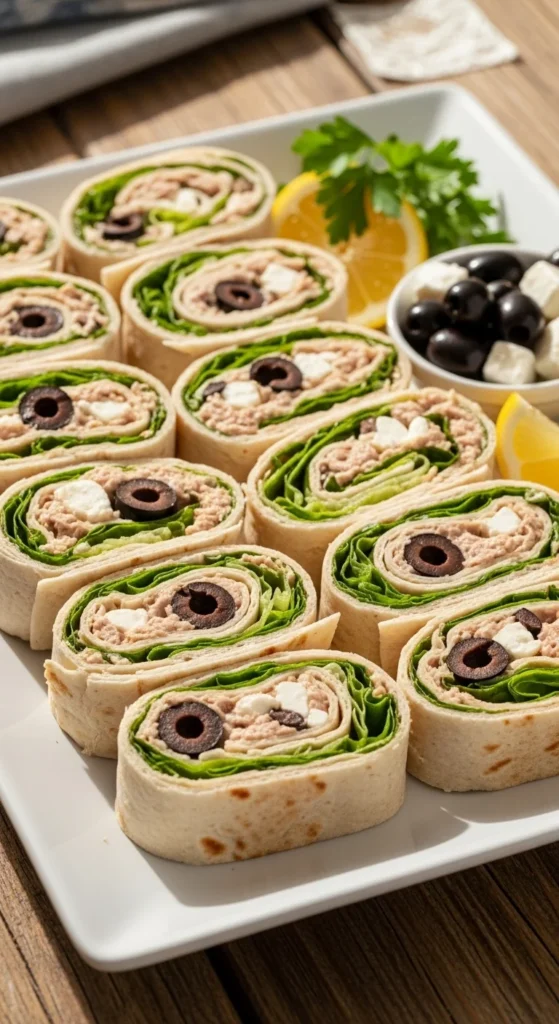 Mediterranean Tuna Wraps