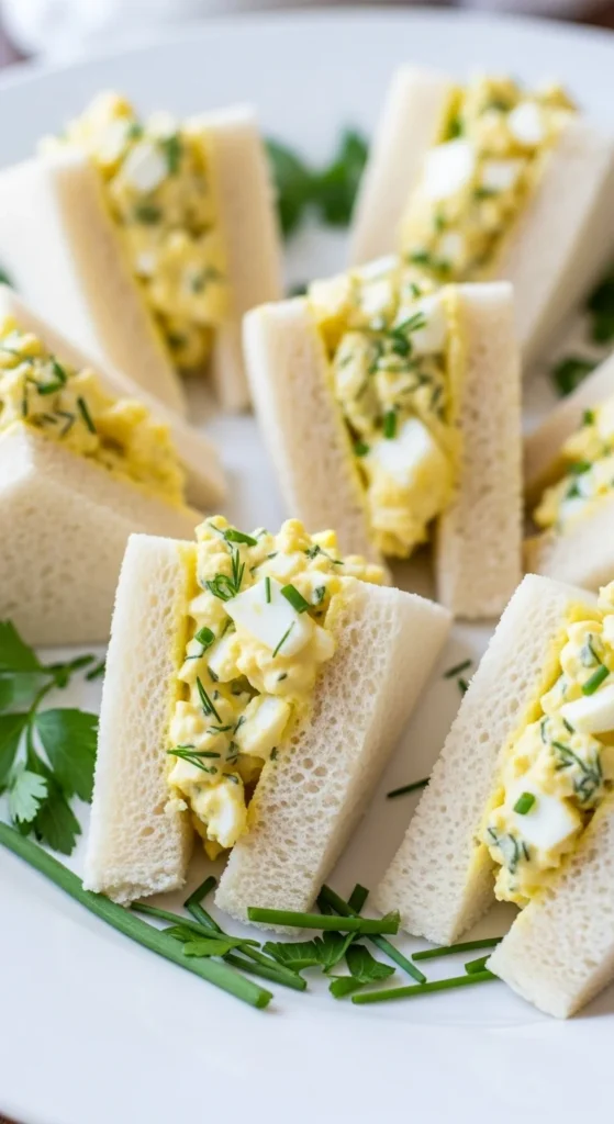 Mini Egg Salad Sandwiches