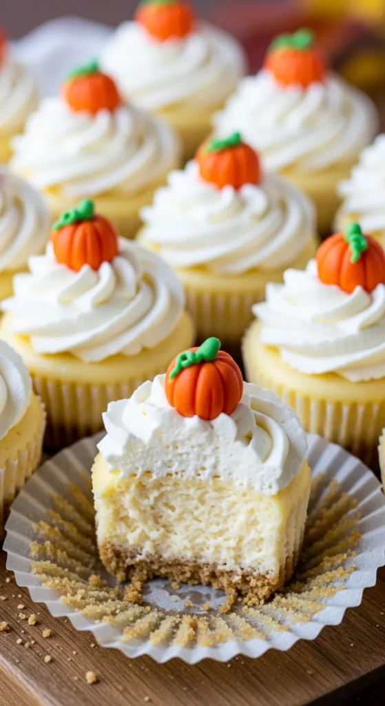 Mini Pumpkin Cheesecakes