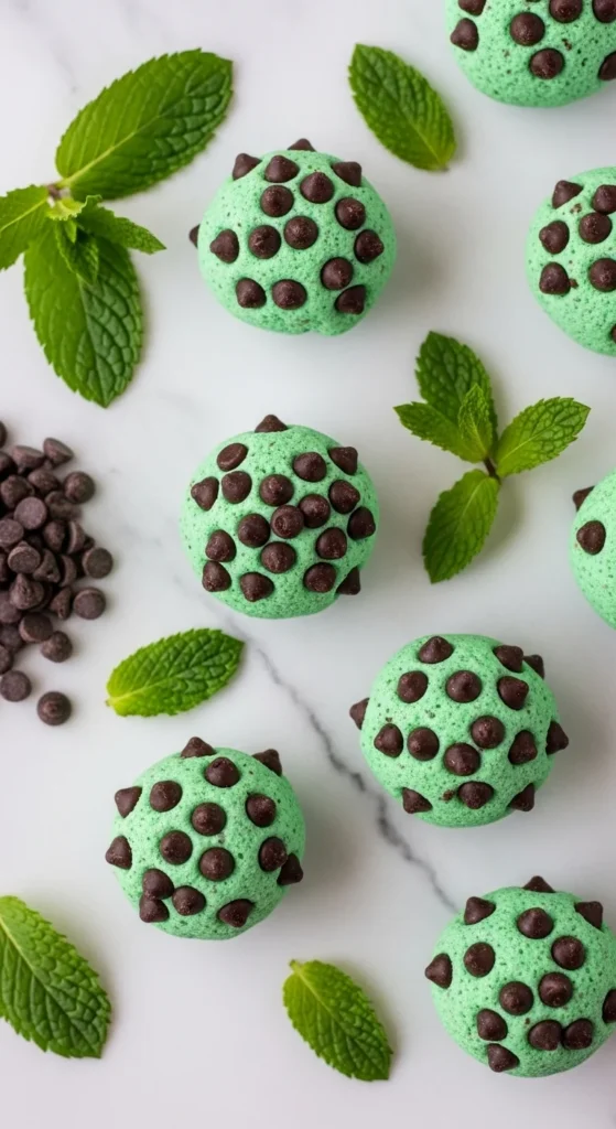Mint Chocolate Chip Truffles