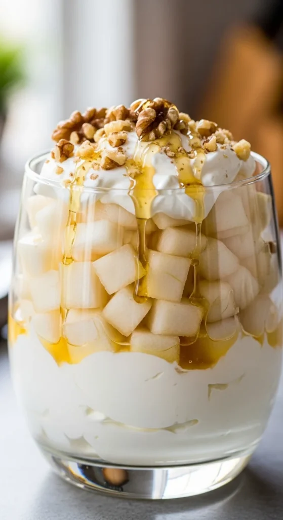 Pear and Walnut Parfait