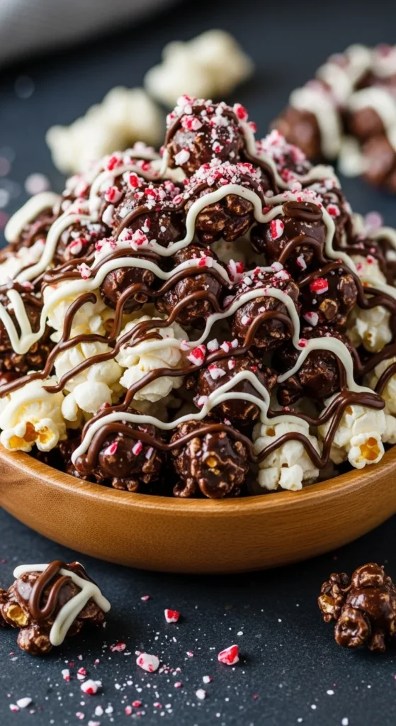 Peppermint Bark Popcorn
