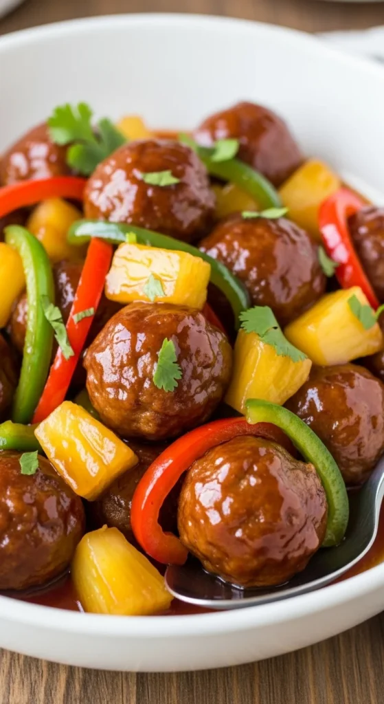 Pineapple Sweet & Sour Meatballs
