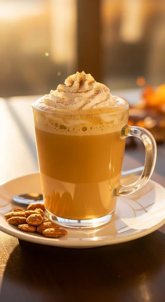 Pumpkin Almond Latte
