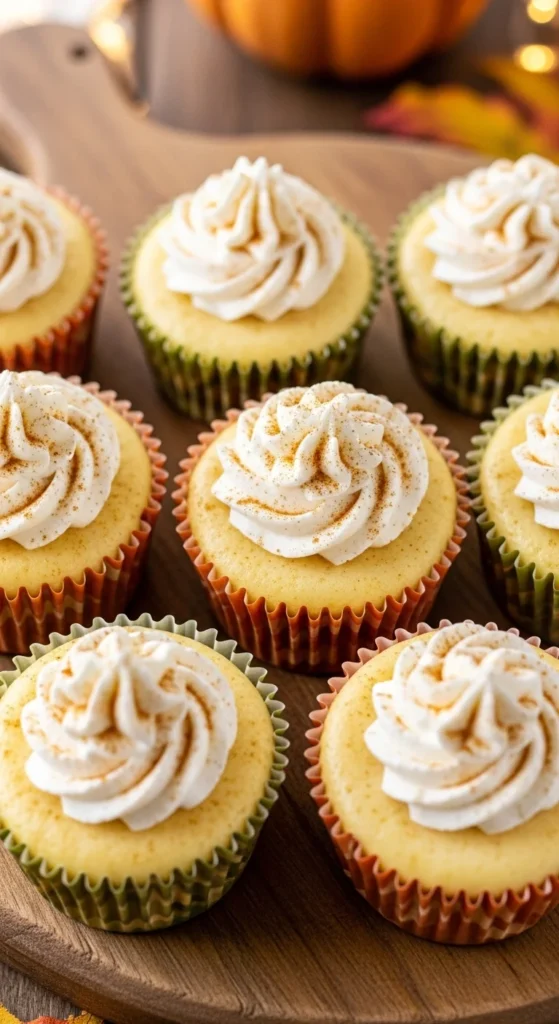 Pumpkin Cheesecake Cupcakes