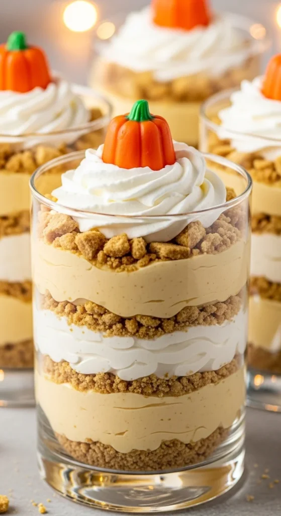 Pumpkin Cheesecake Parfaits