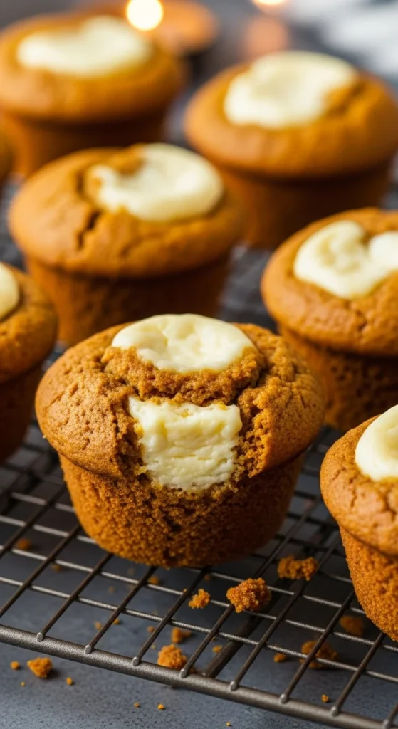 Pumpkin Cream Cheese Muffins
