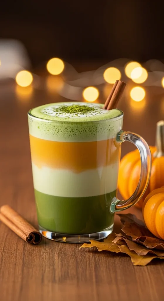Pumpkin Matcha Latte