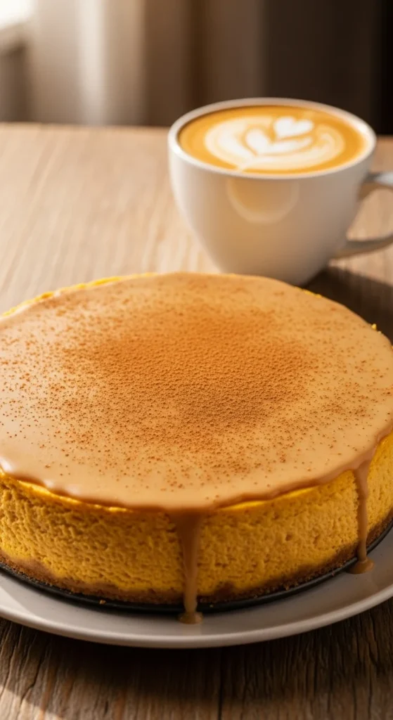 Pumpkin Spice Latte Cheesecake