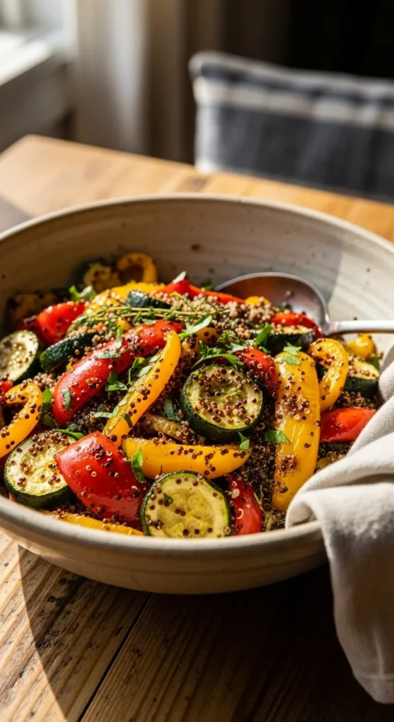 Quinoa and Roasted Veggie Salad