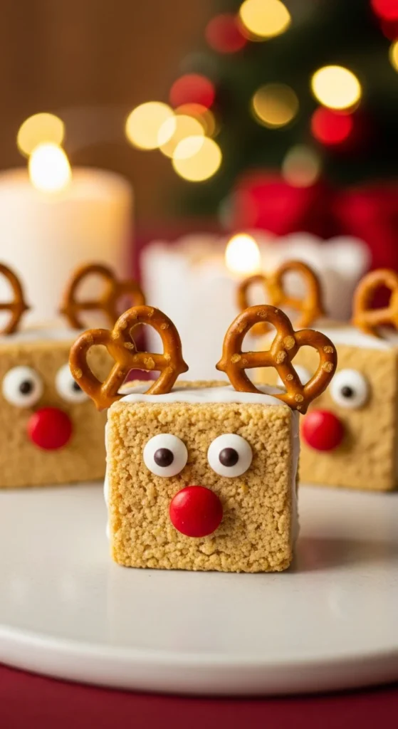 Reindeer Rice Krispie Treats