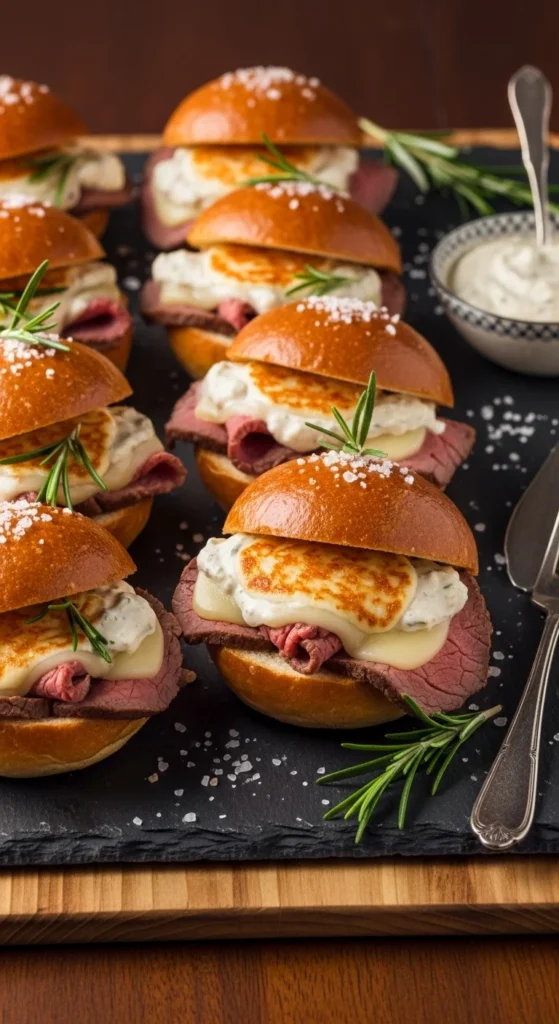 Roast Beef & Horseradish Sliders