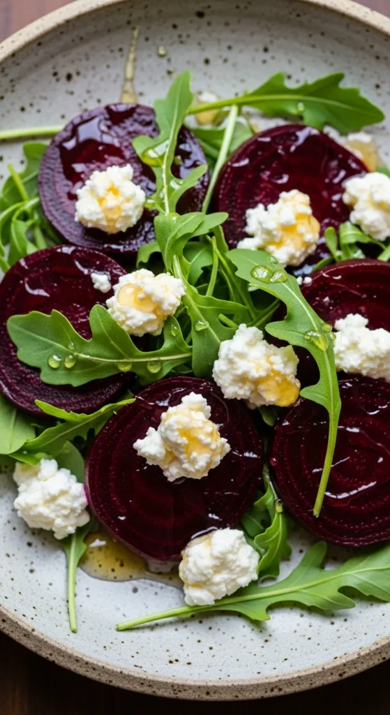 Roasted Beet and Goat Cheese Salad