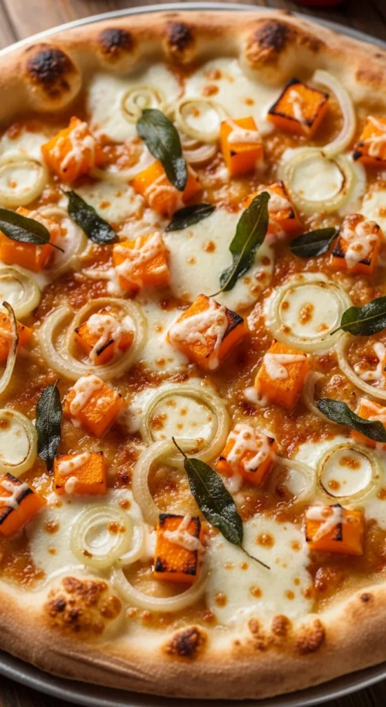 Roasted Butternut Squash and Sage Pizza