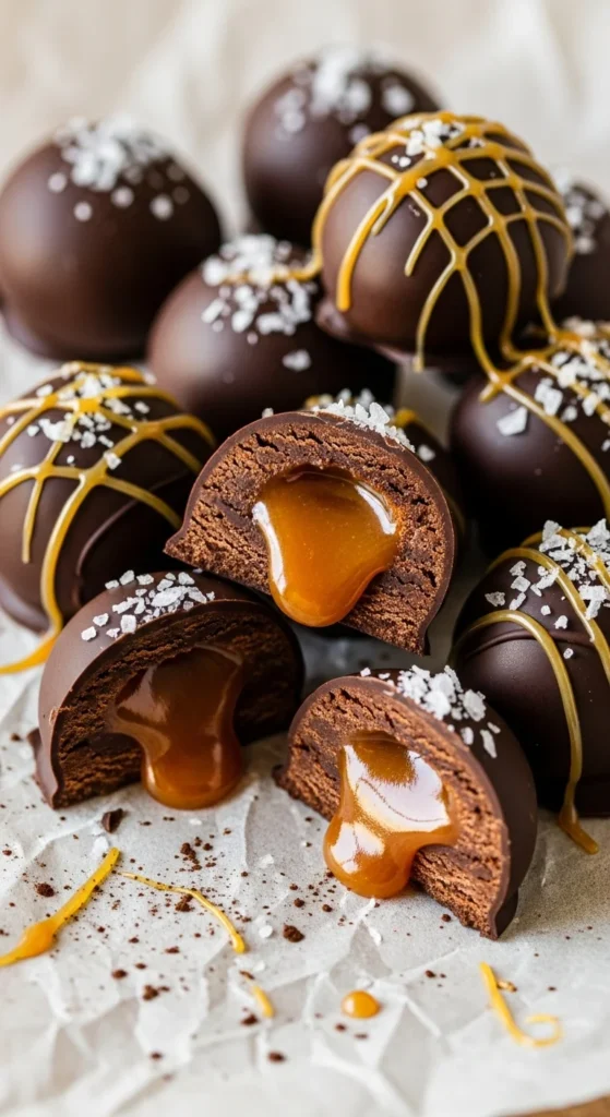 Salted Caramel Truffles
