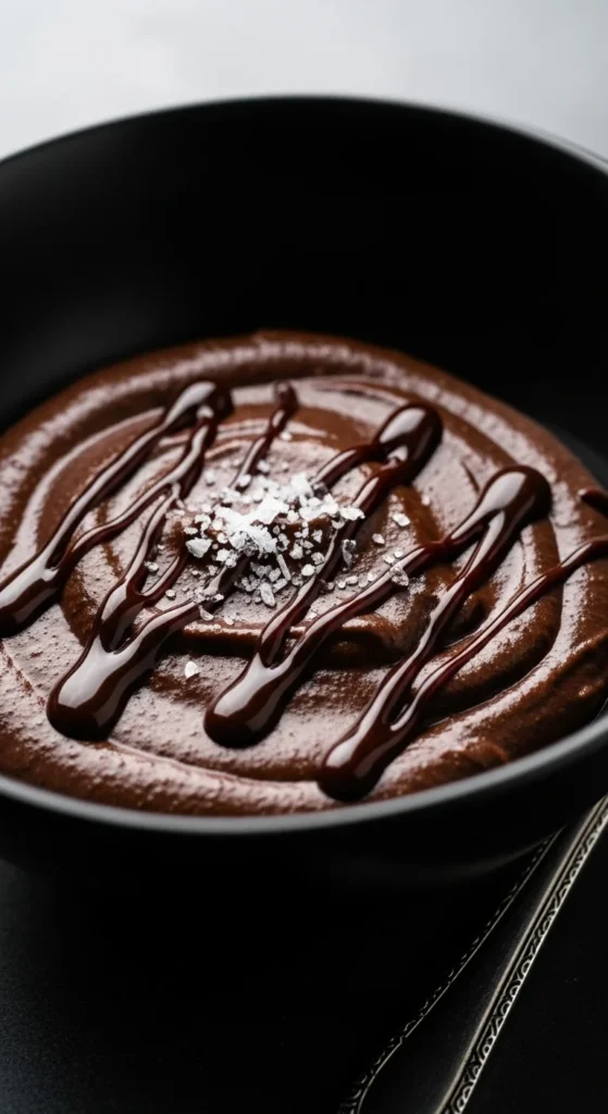 Salted Chocolate Pudding