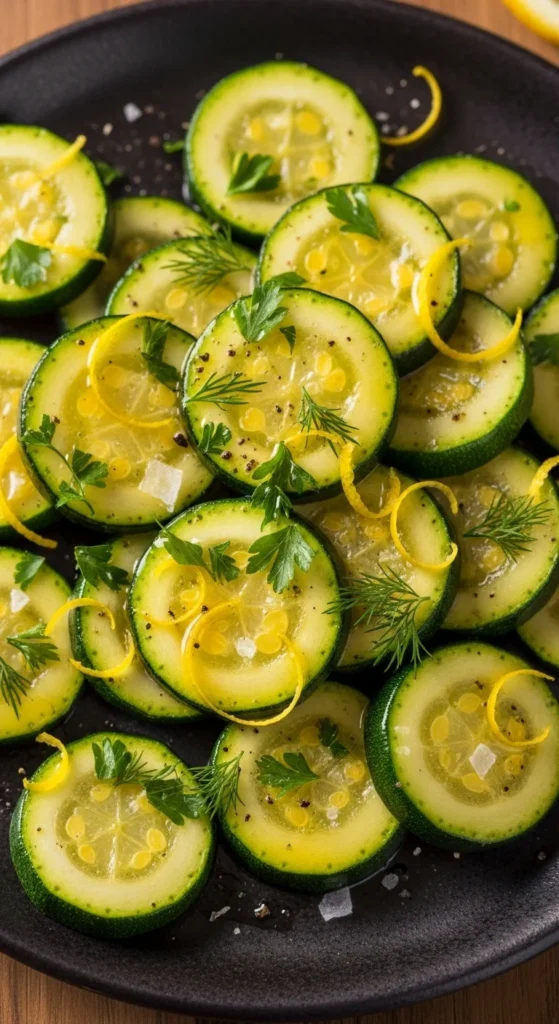 Sautéed Zucchini with Garlic and Lemon