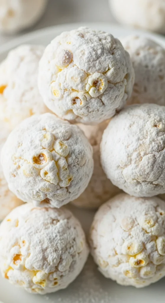 Snowball Popcorn Bites