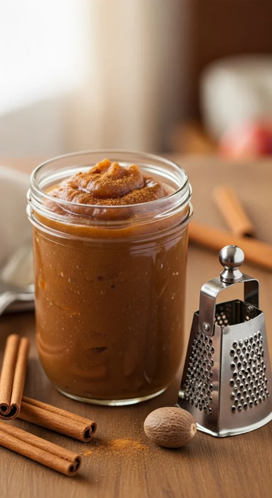 Spiced Apple Butter with Cloves and Nutmeg