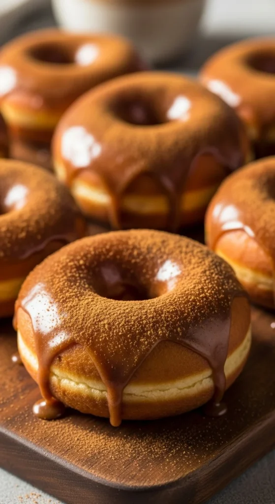 Spiced Brown Butter Apple Donuts