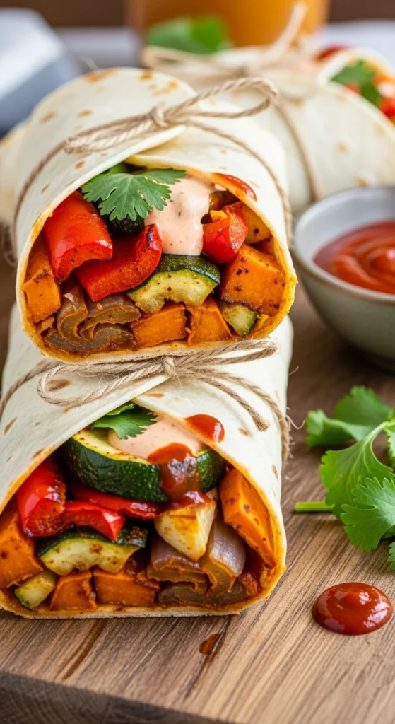 Spicy Veggie Wraps