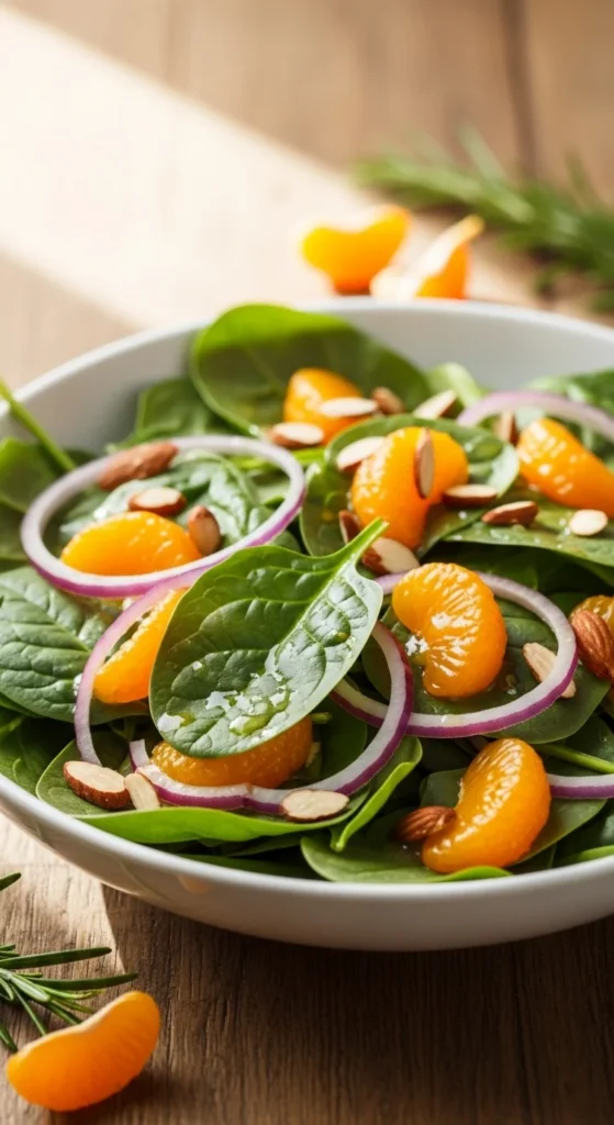 Spinach Mandarin Salad
