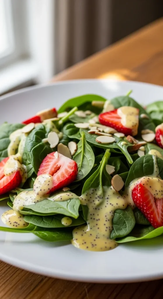 Strawberry Spinach Salad