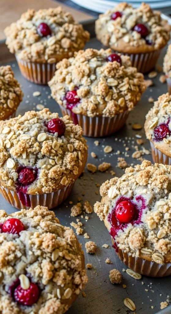 Streusel-Topped Cranberry Muffins