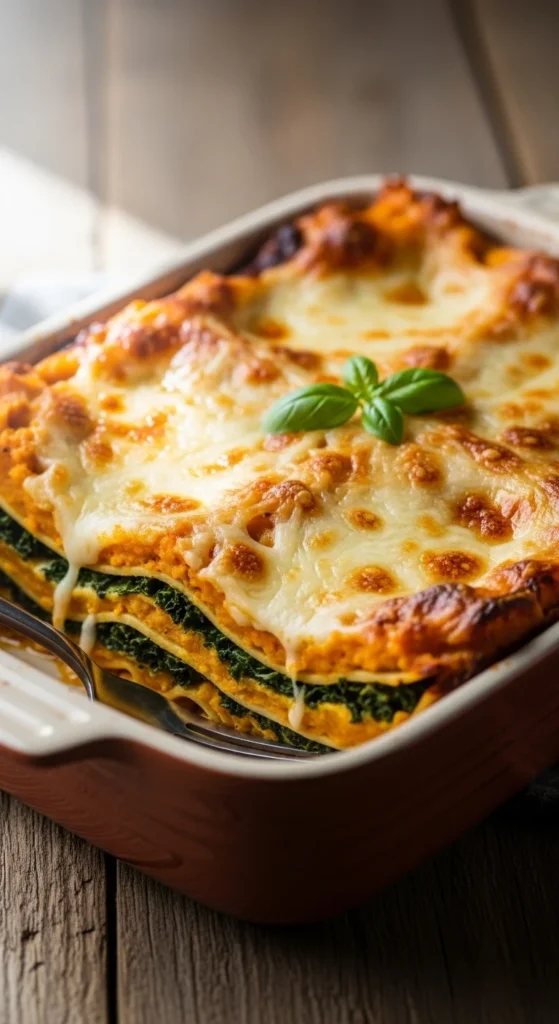 Sweet Potato and Kale Lasagna