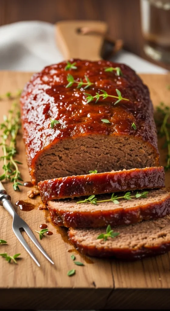 Sweet and Savory Maple Glazed Meatloaf