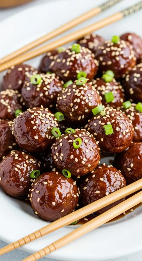 Teriyaki Glazed Meatballs