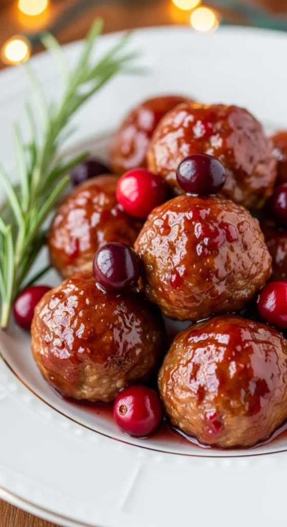 Turkey Cranberry Meatballs