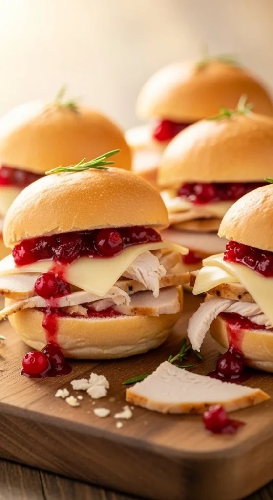 Turkey Cranberry Party Sliders