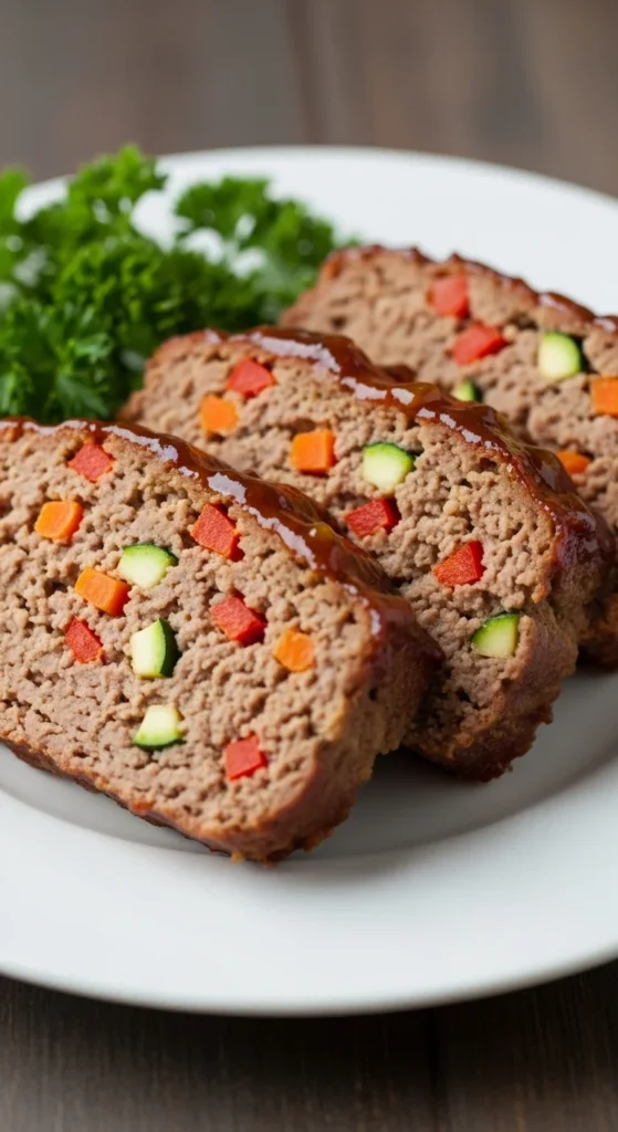 Vegetable-Packed Holiday Meatloaf