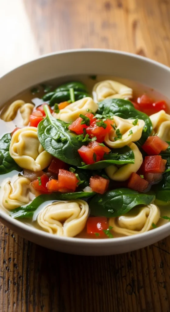 Vegetable Tortellini Soup