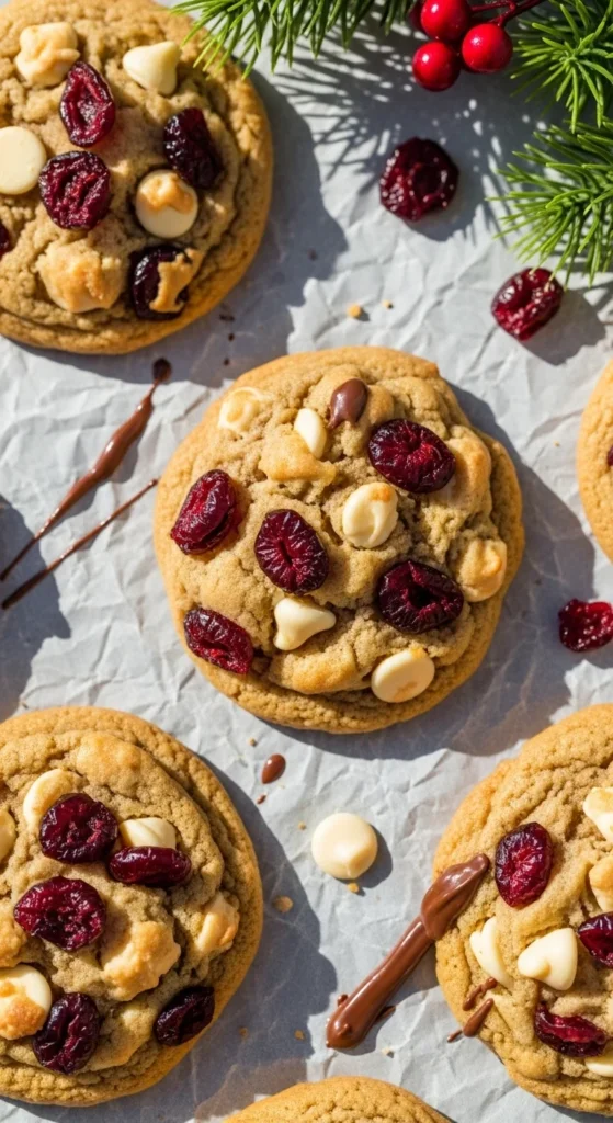 White Chocolate Cranberry Cookies