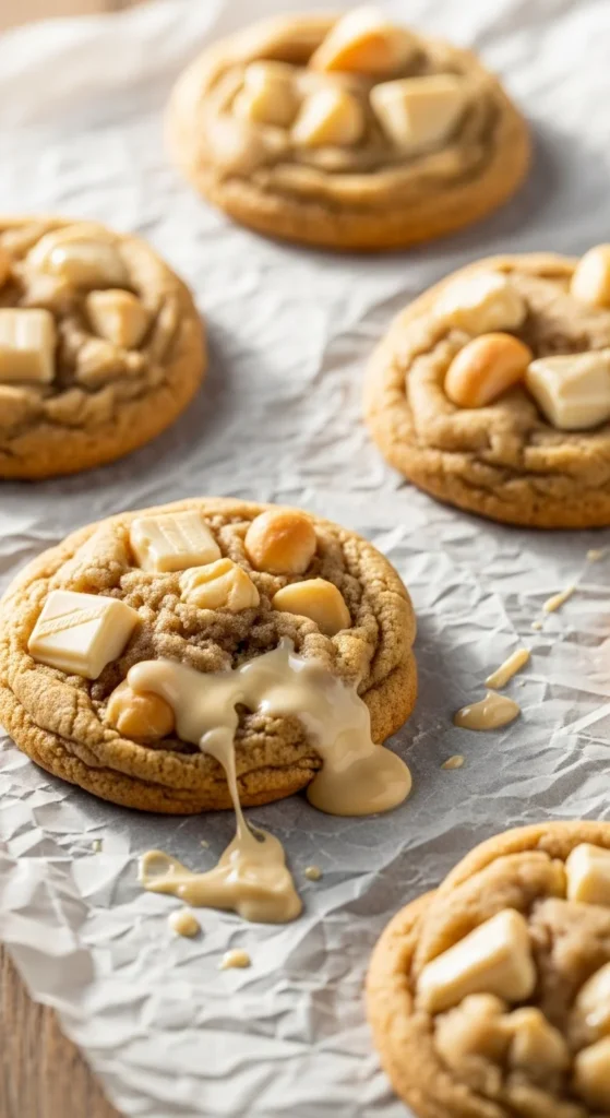 White Chocolate Gingerbread Cookies